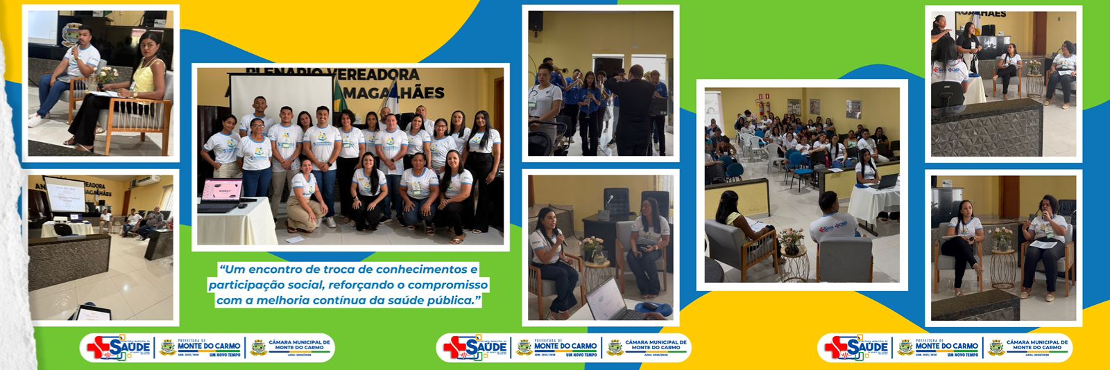Monte do Carmo realiza 5ª Conferência Municipal de Saúde e reforça compromisso com o fortalecimento do SUS